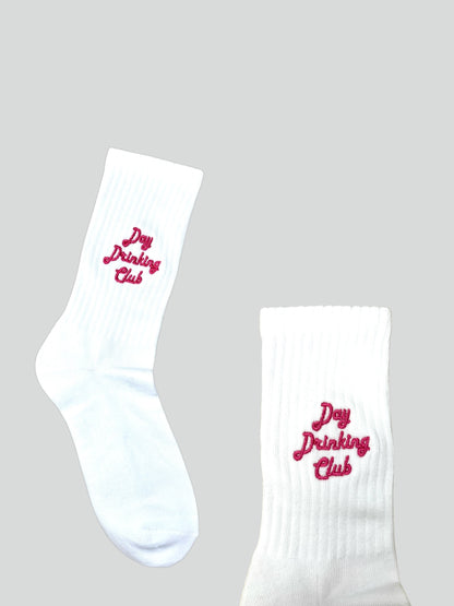 Weiße Sportsocken mit individueller Bestickung – Individuelles Geschenk, Tennissocken, Vereinssocken & Firmensocken