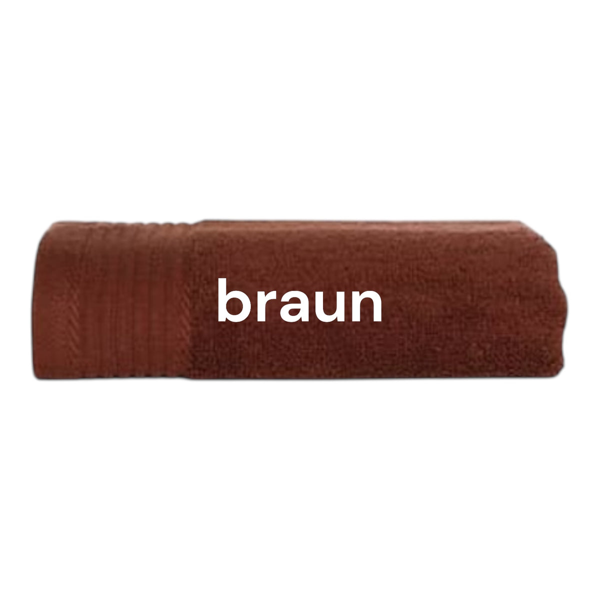 Handtuch mit Namen bestickt 50x100 cm – Personalisiertes Handtuch aus 100% Baumwolle – Namenshandtuch