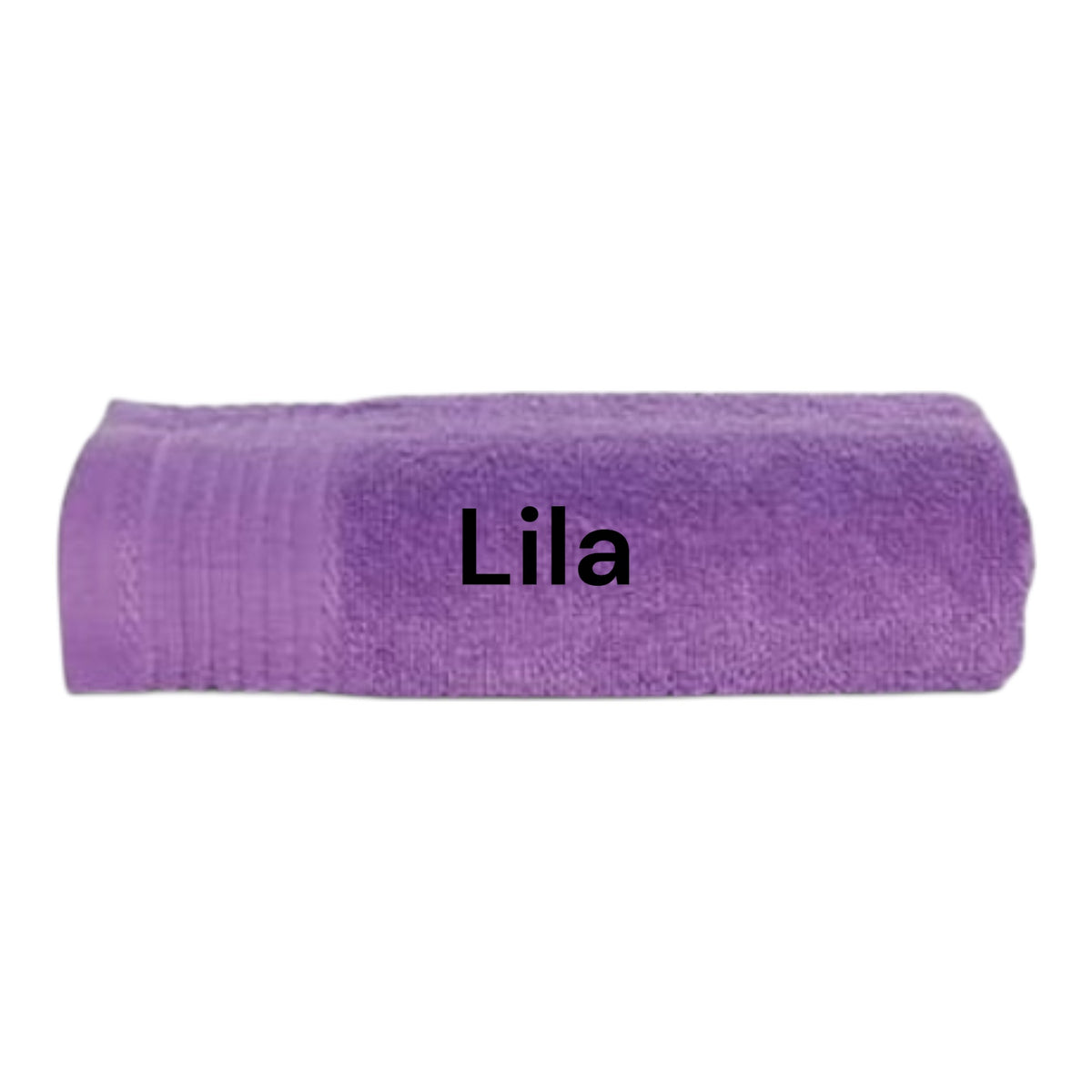 Handtuch mit Namen bestickt 50x100 cm – Personalisiertes Handtuch aus 100% Baumwolle – Namenshandtuch