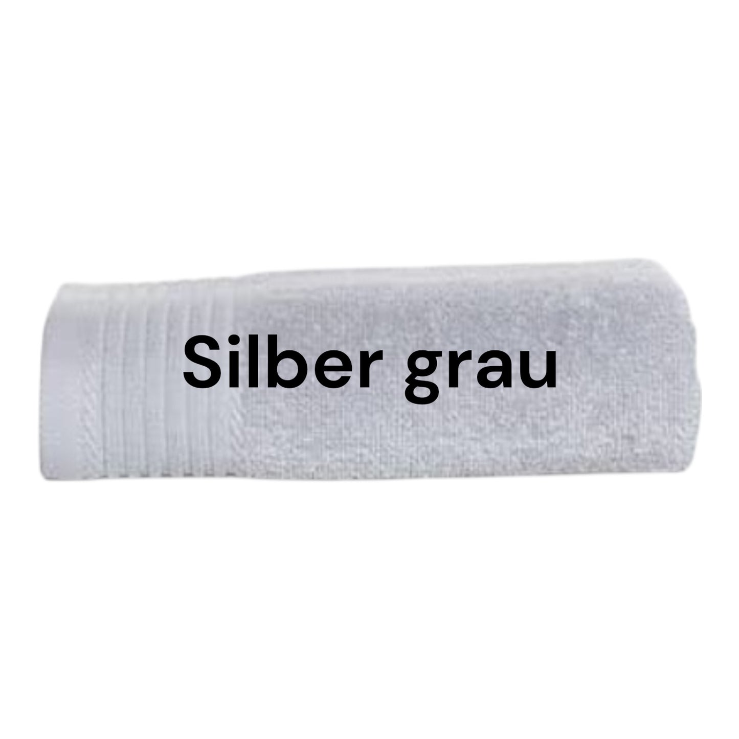 Personalisiertes Handtuch mit Name in geschwungener Handschrift & Herzdetail in 4 Größen